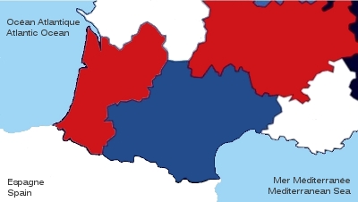 Midi Sud Regional Map